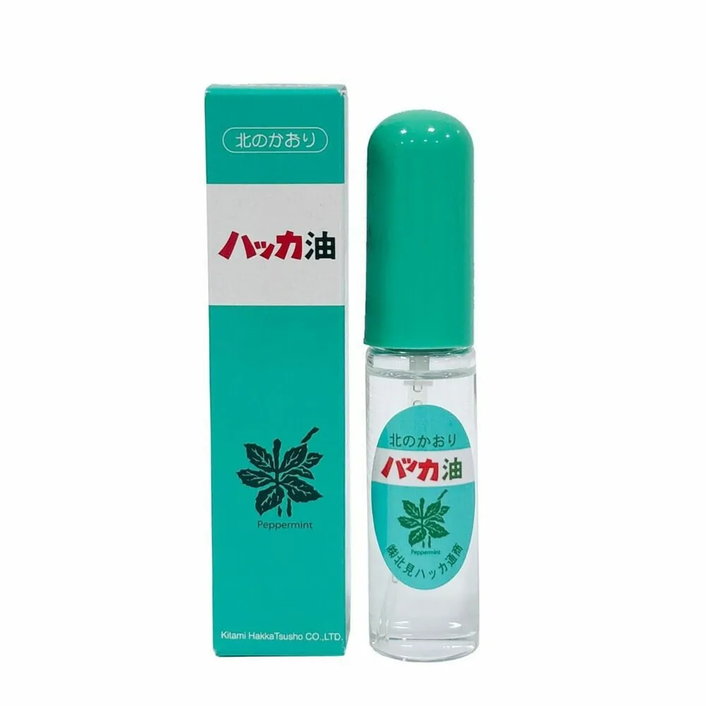 北見ハッカ油 スプレー 11.5mL｜和種ハッカ100％｜食品添加物｜爽快ミント｜北見ハッカ通商