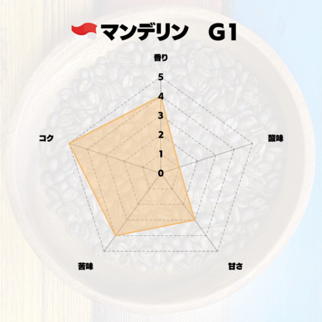 【水出しコーヒー】🇮🇩バリ　マンデリン　G1
２パック 送料無料