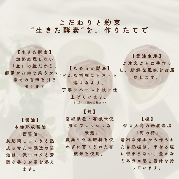 【お試しミニセット】塩麹・醤油麹・玉ねぎ麹（各50g）