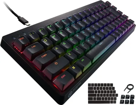 エレコム ゲーミングキーボード 有線 V-custom VK300S RGB テンキーレス 65%