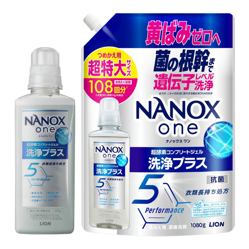 NANOX one(ナノックスワン) 洗浄プラス 本体 600g＋ 詰め替え1080g