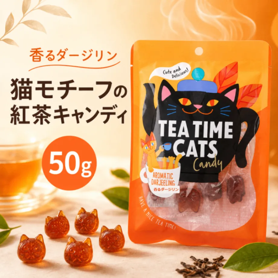 TEA TIME CATS DARJEELING(ティータイムキャッツ ダージリン) 50g
