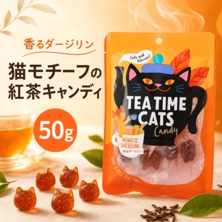 TEA TIME CATS DARJEELING(ティータイムキャッツ ダージリン) 50g