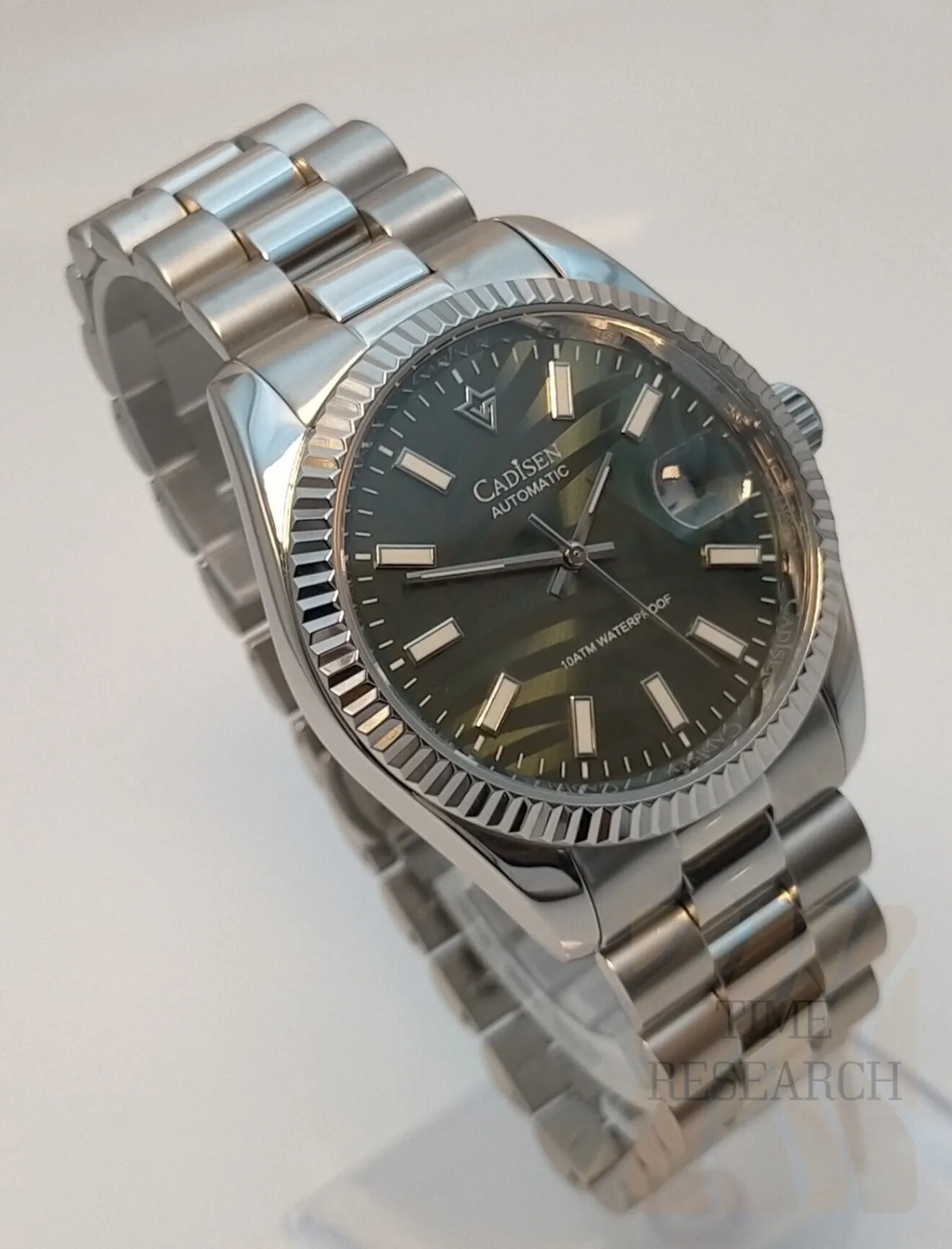 ハイステイタス系をドレッシーに着崩す【ミヨタ/新品】裏スケ サファイア 316L