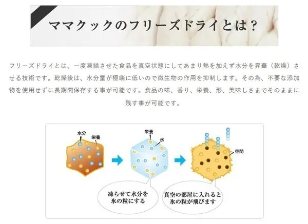 【ママクック】フリーズドライのササミ30g　5個セット　『ペット用品』
