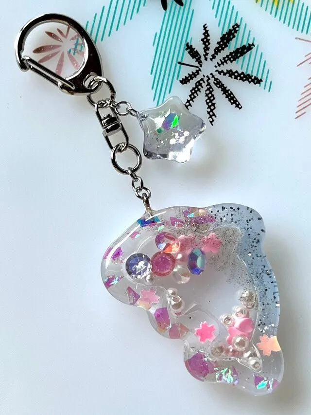 桜イルカ🐬シャカシャカキーホルダー【リベポ払歓迎🎉】