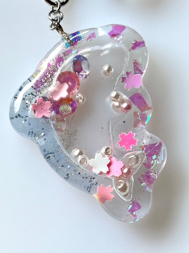 桜イルカ🐬シャカシャカキーホルダー【リベポ払歓迎🎉】