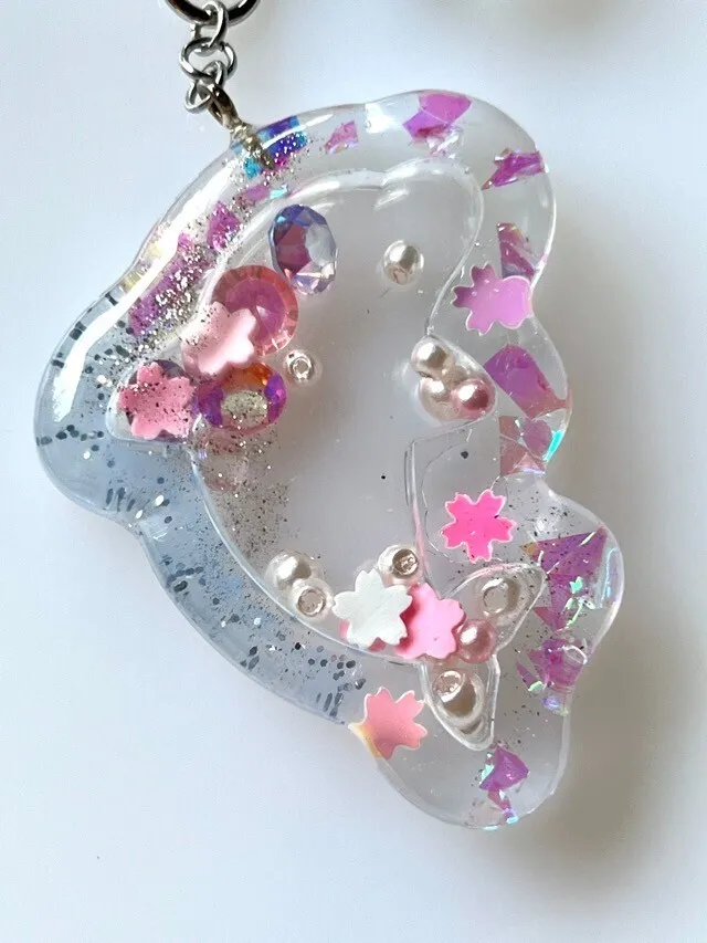 桜イルカ🐬シャカシャカキーホルダー【リベポ払歓迎🎉】