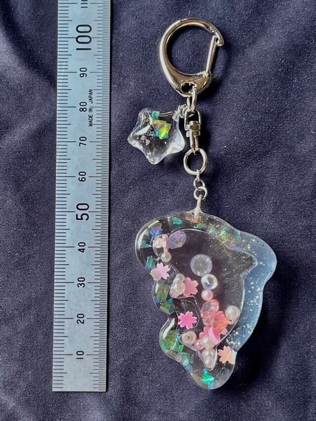 桜イルカ🐬シャカシャカキーホルダー【リベポ払歓迎🎉】