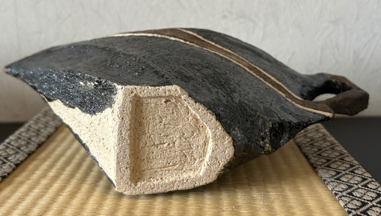 片口酒器　古代の舟を宿す一点物　受賞作家作品　陶器　器