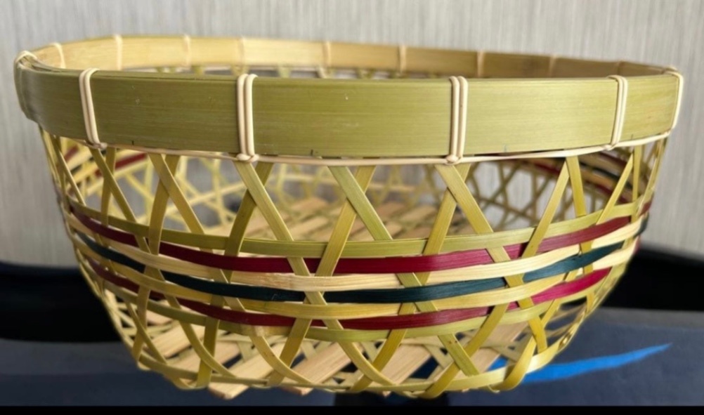 ④ 竹籠 竹細工 竹カゴ 34㎝ 盛り籠 国産真竹