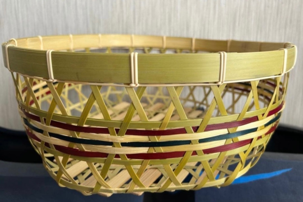 ④ 竹籠 竹細工 竹カゴ 34㎝ 盛り籠 国産真竹
