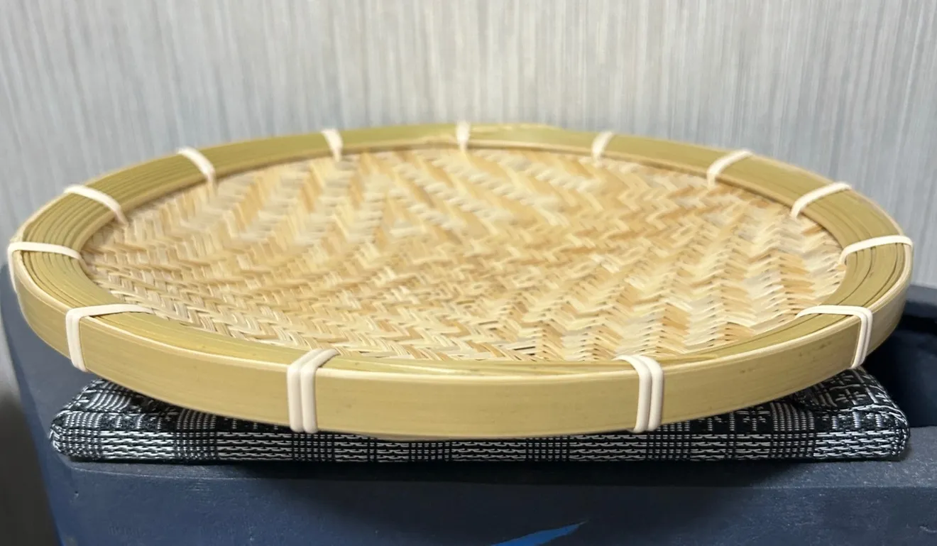 竹ザル 25㎝ 国産 真竹【希少生産の日本製竹ザル】ざる