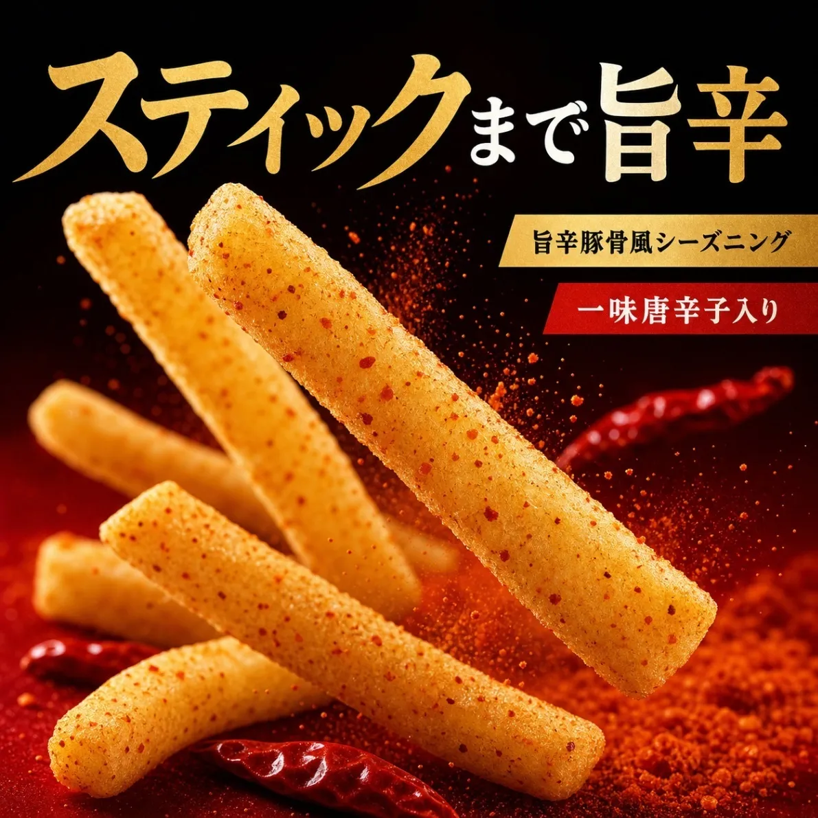 博多一風堂 赤丸新味 ポテトスティック 43g ラーメン 