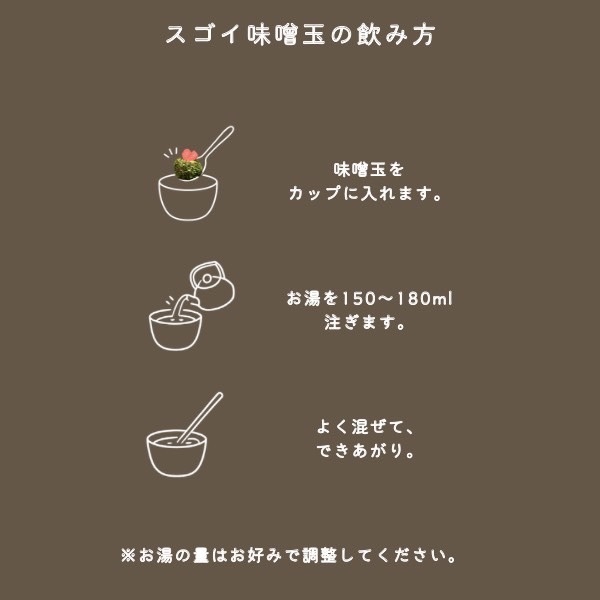 〈リベ友と共同開発🤝〉宮城から届ける “スゴイ味噌玉✨” 5個セット 【お中元・夏ギフト】
