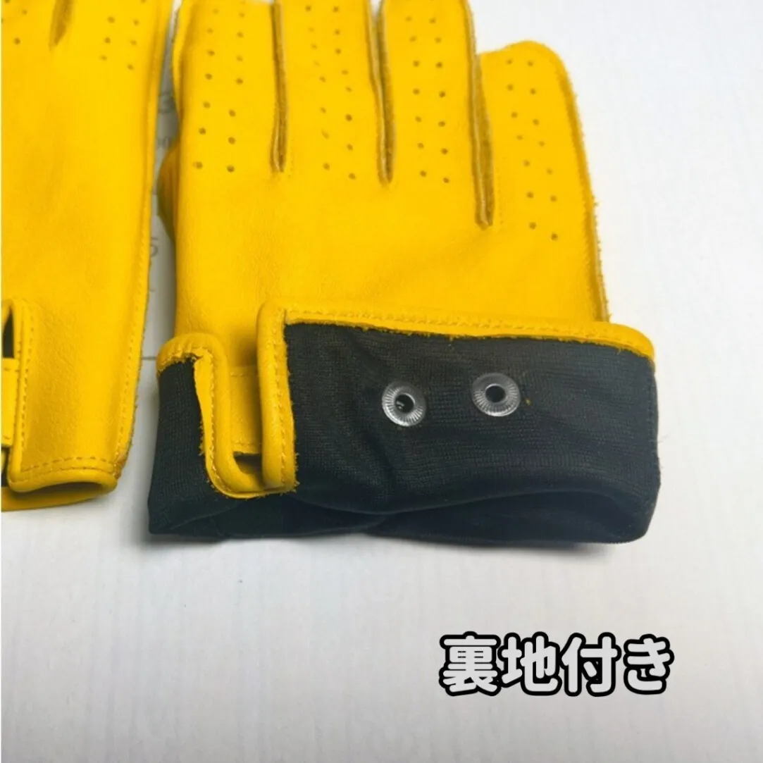 バイク用レザーグローブ■RG01■本革・春〜秋３シーズン向け　■サイズ交換サービス有り！
