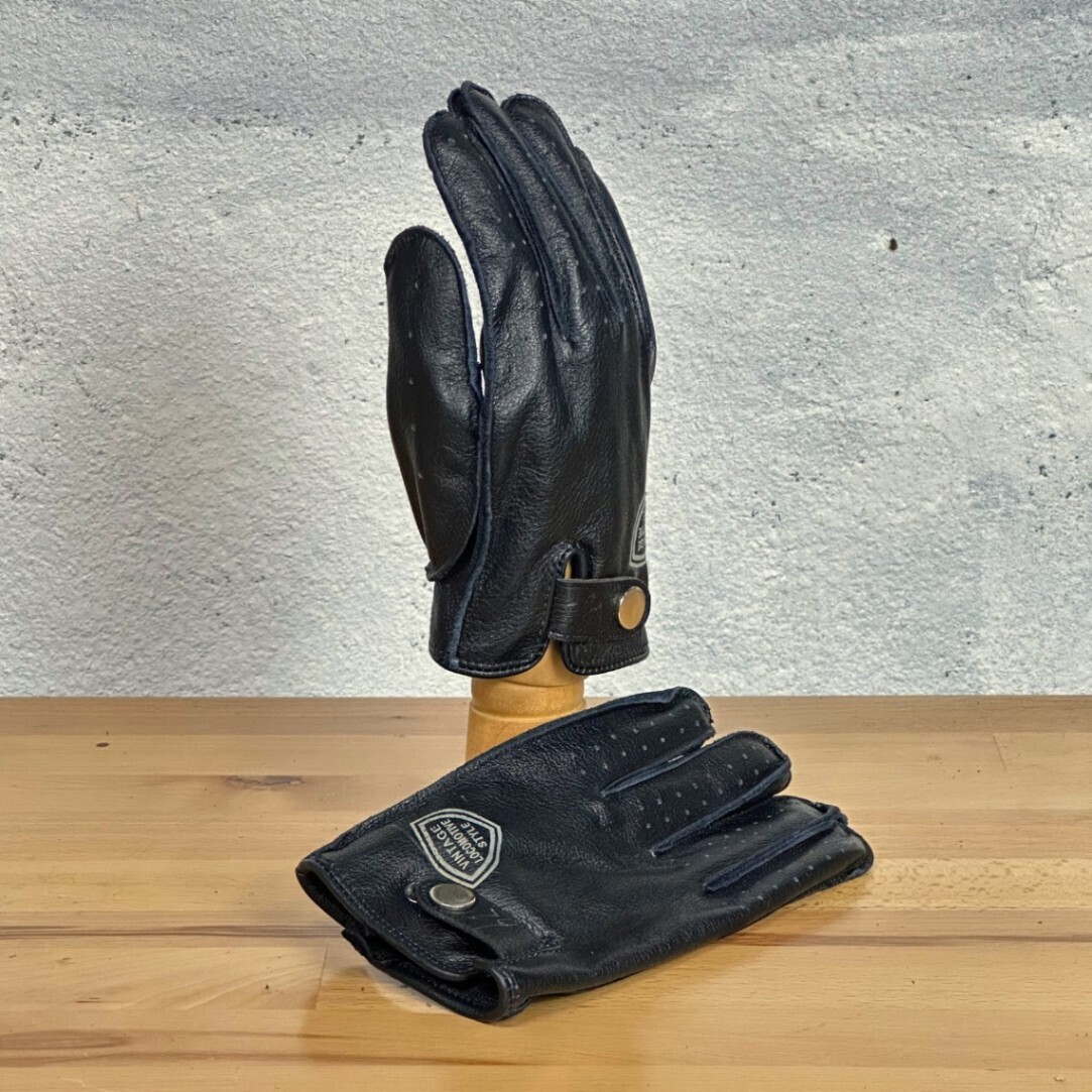 バイク用レザーグローブ■RG01■本革・春〜秋３シーズン向け　■サイズ交換サービス有り！