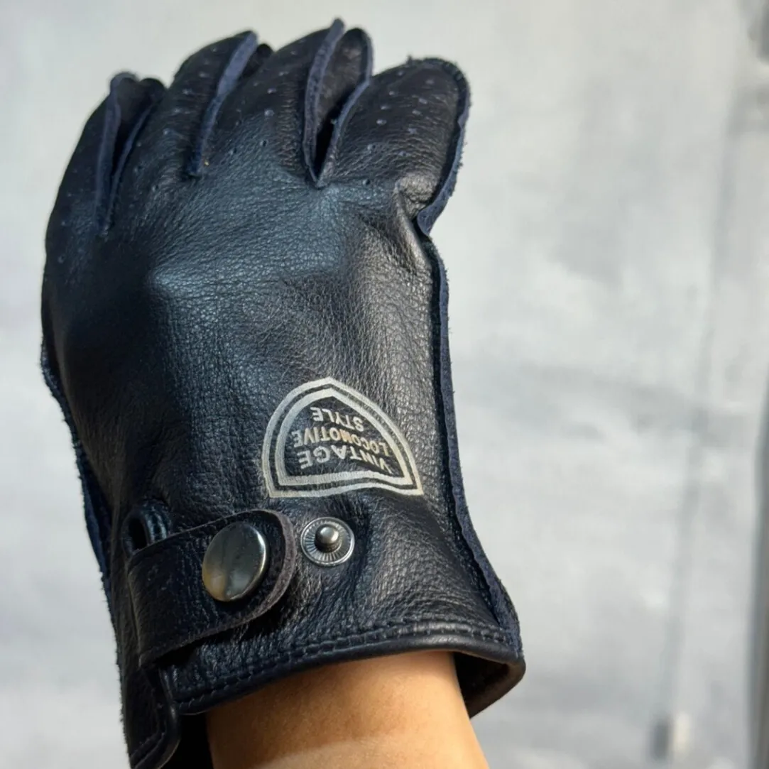 バイク用レザーグローブ■RG01■本革・春〜秋３シーズン向け　■サイズ交換サービス有り！