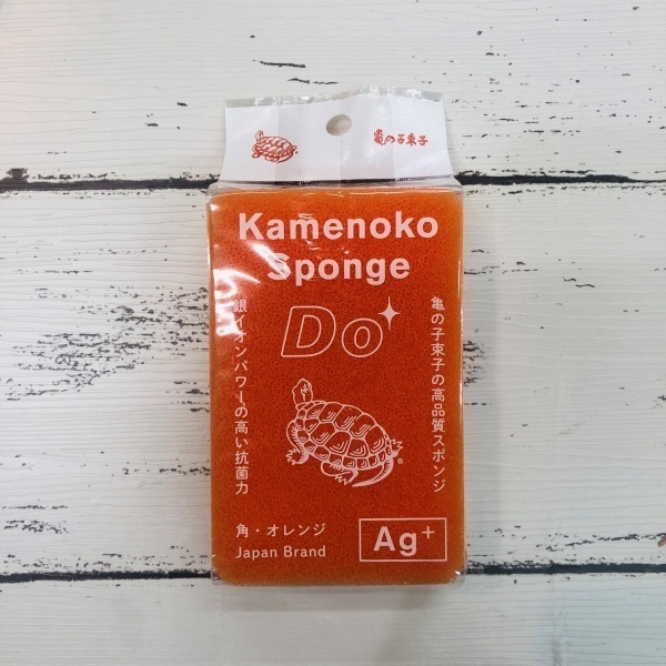 オープン記念価格！！亀の子スポンジDO角型5個セット（クリーム2個・オレンジ3個）