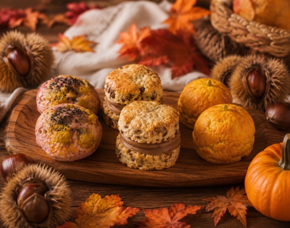🍠🌰🎃【秋の味覚】 3種のスコーンセット🍠🌰🎃 〜芋・栗・かぼちゃ〜