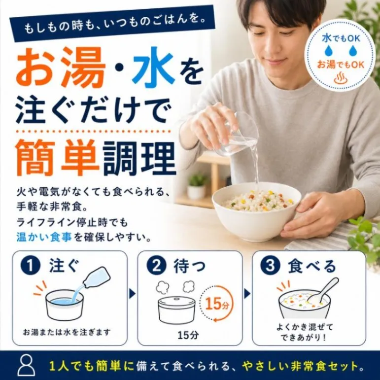 非常食セット 1人用7日分21食 防災食 尾西食品 アルファ米 ひだまりパン 携帯おにぎり 5年保存