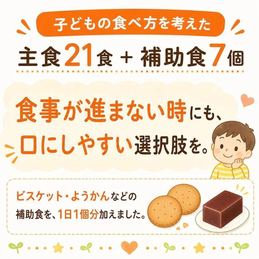 非常食セット 子ども用 7日分28食 5年保存 防災食 アルファ米 ひだまりパン 携帯おにぎり