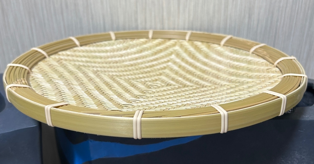 竹ザル 30㎝ 国産 真竹【希少生産の日本製竹ザル】ざる