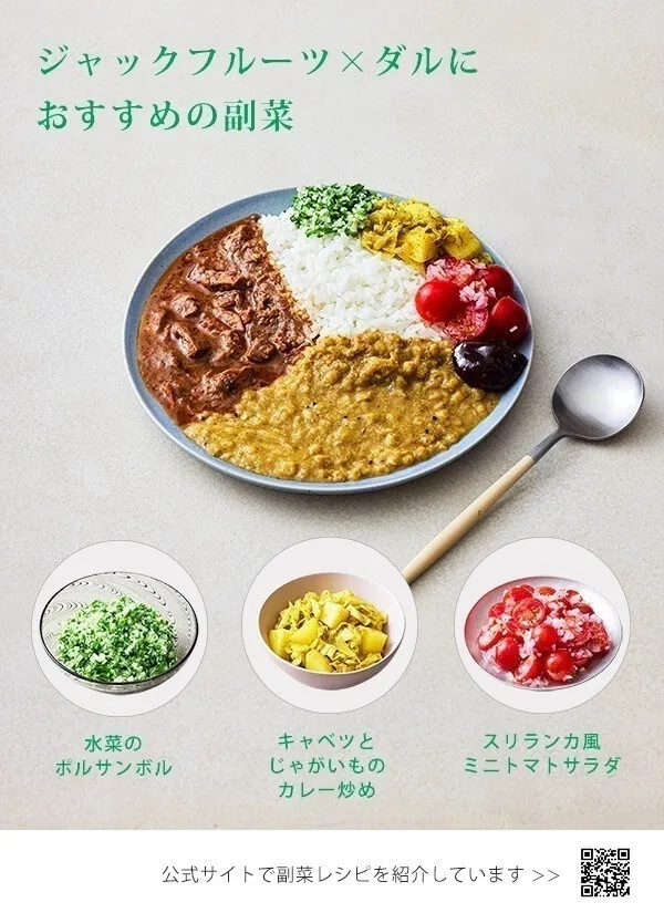 【2箱・257円お得】カレーの壺 レトルトカレー｜ジャックフルーツ×ダル中辛｜動物性原材料不使用
