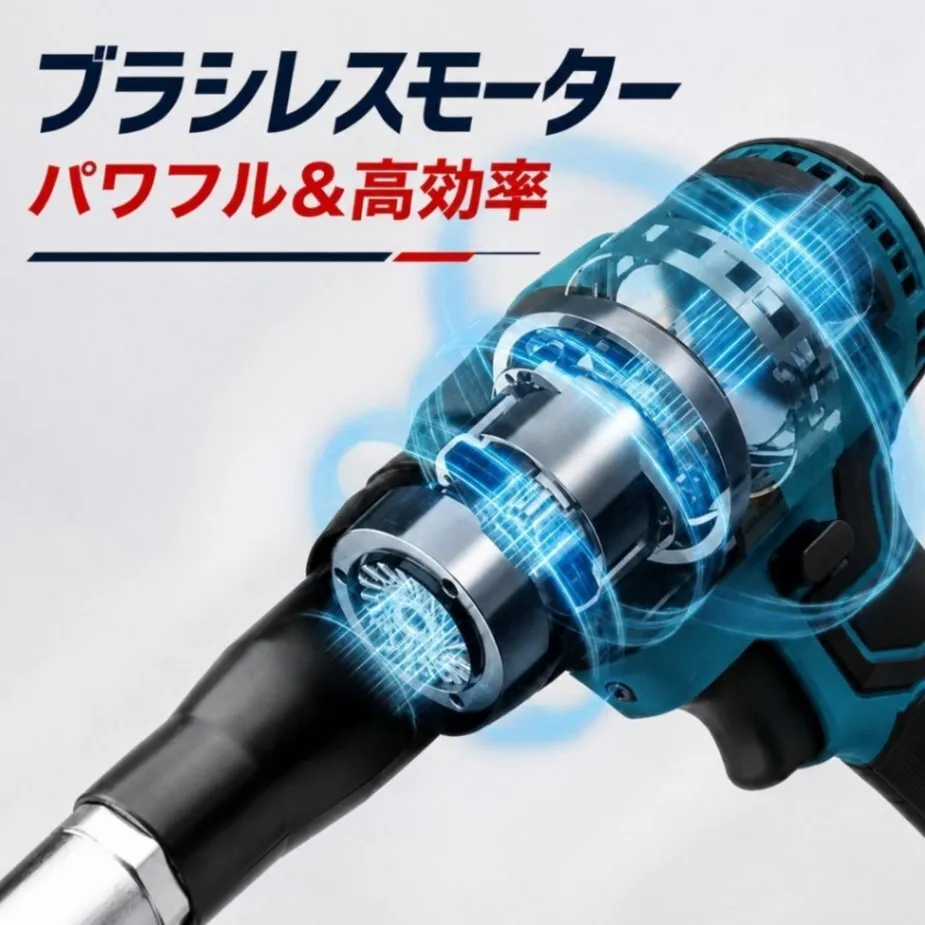 リベットガン マキタ互換 18V 電動リベッター 2.4/3.2/4.0/4.8mm リベット