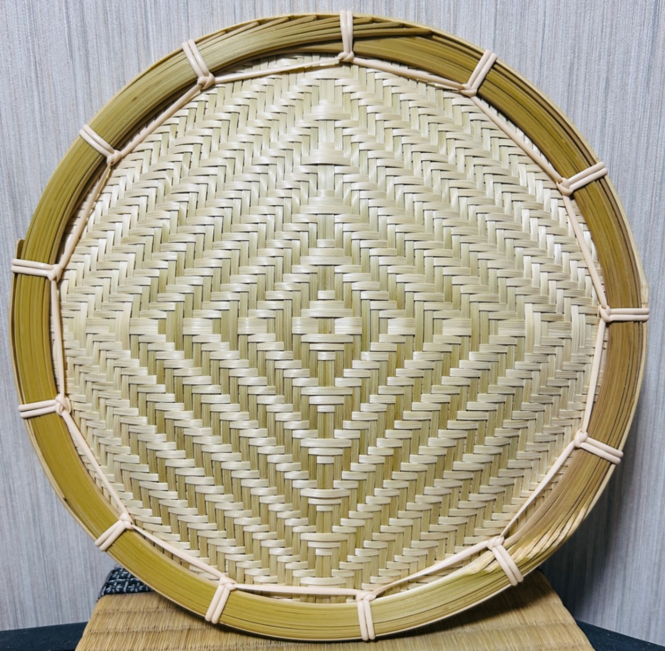 竹ザル 25㎝ 国産 真竹【希少生産の日本製竹ザル】ざる 