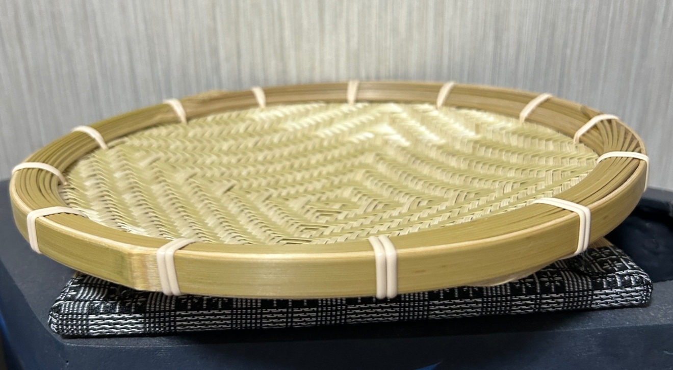 竹ザル 25㎝ 国産 真竹【希少生産の日本製竹ザル】ざる 