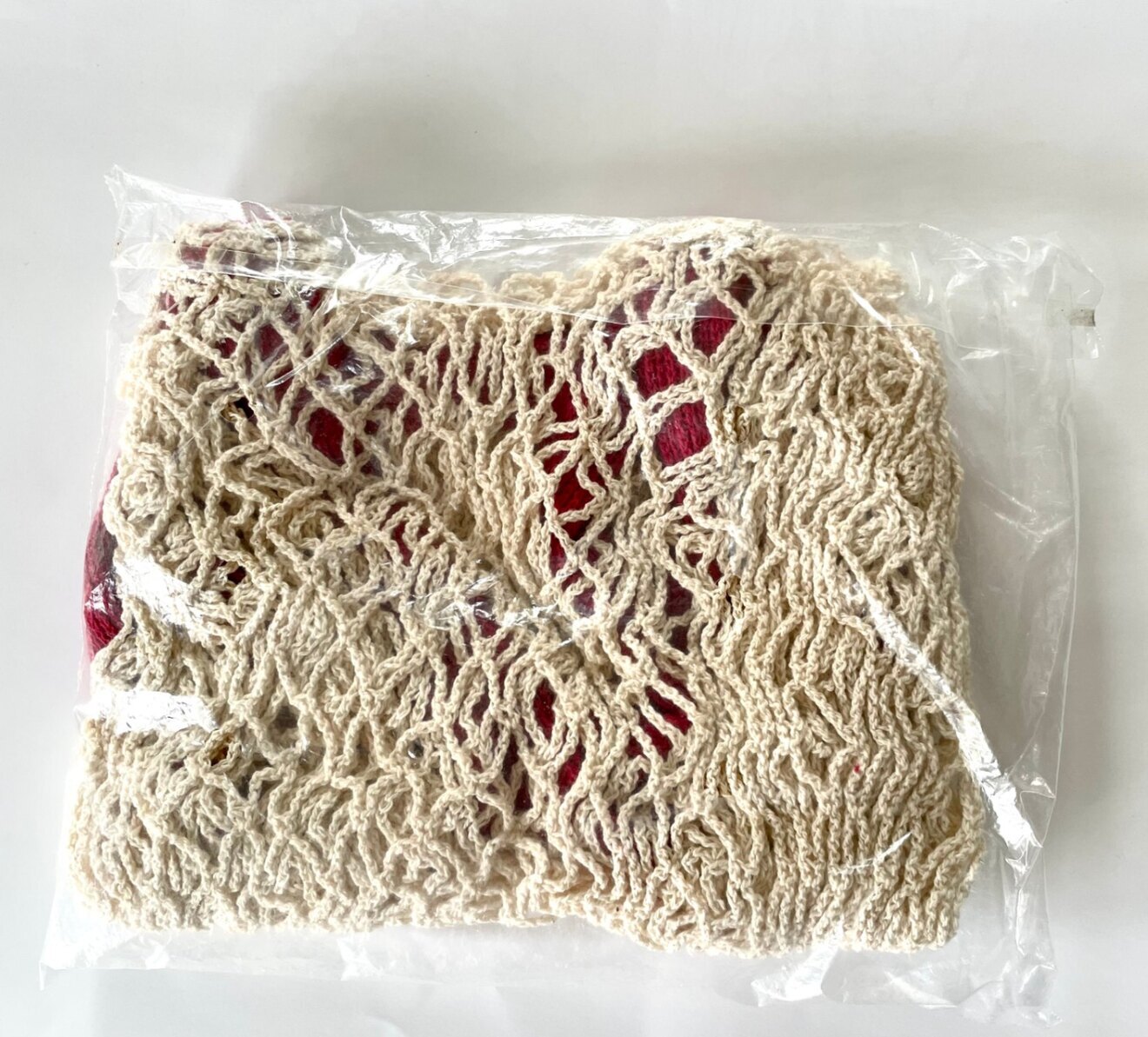 【新品】パール金属 マルチネットエコバッグ レッド D-6555