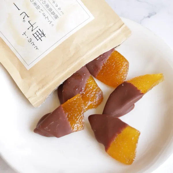 徳島県産木頭柚子を使ったこだわりの柚子ピールショコラ🟡🍫大袋【秋の味覚】