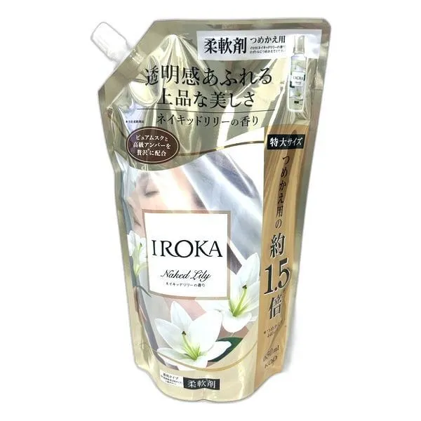 花王 IROKA 柔軟剤 つめかえ用 特大 650ml ネイキッドリリーの香り