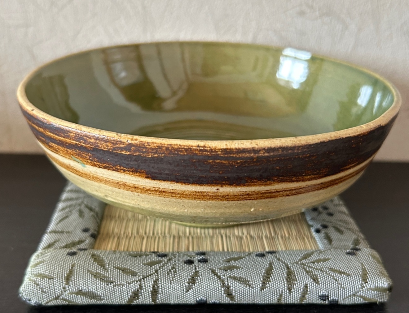 鉢 器　螺旋と縞が織りなす一点物　受賞作家作品　陶器