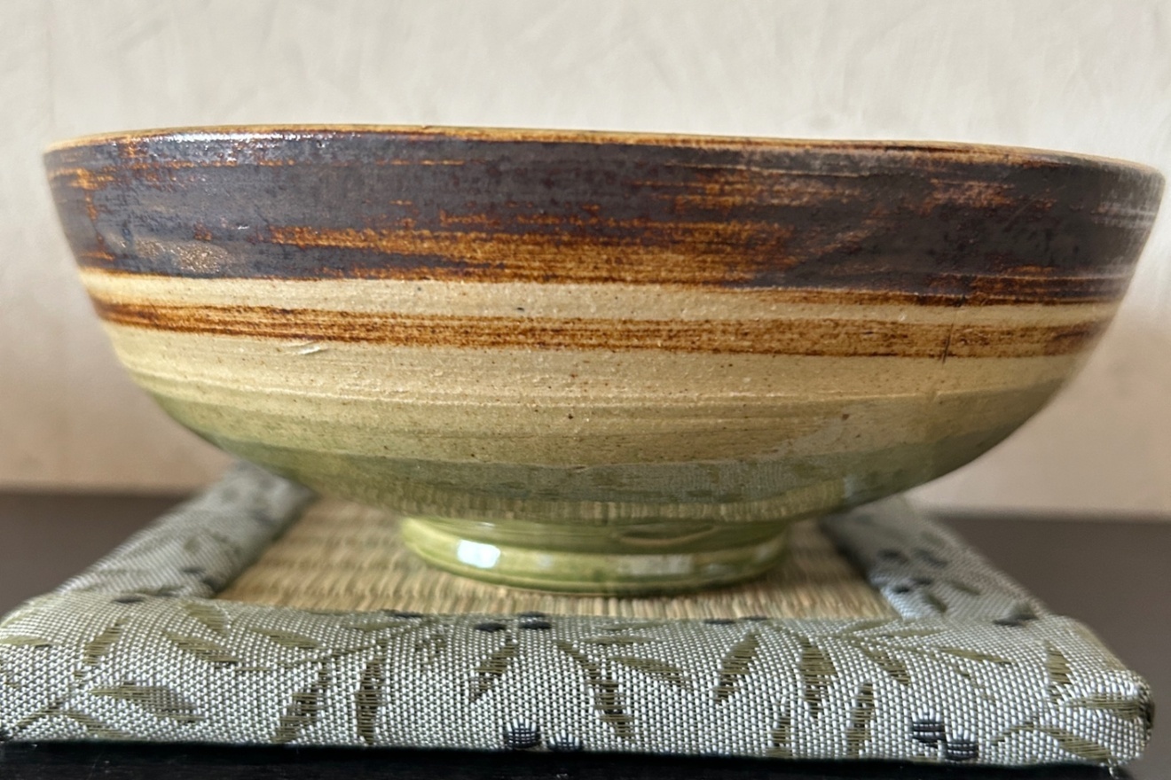 鉢 器　螺旋と縞が織りなす一点物　受賞作家作品　陶器