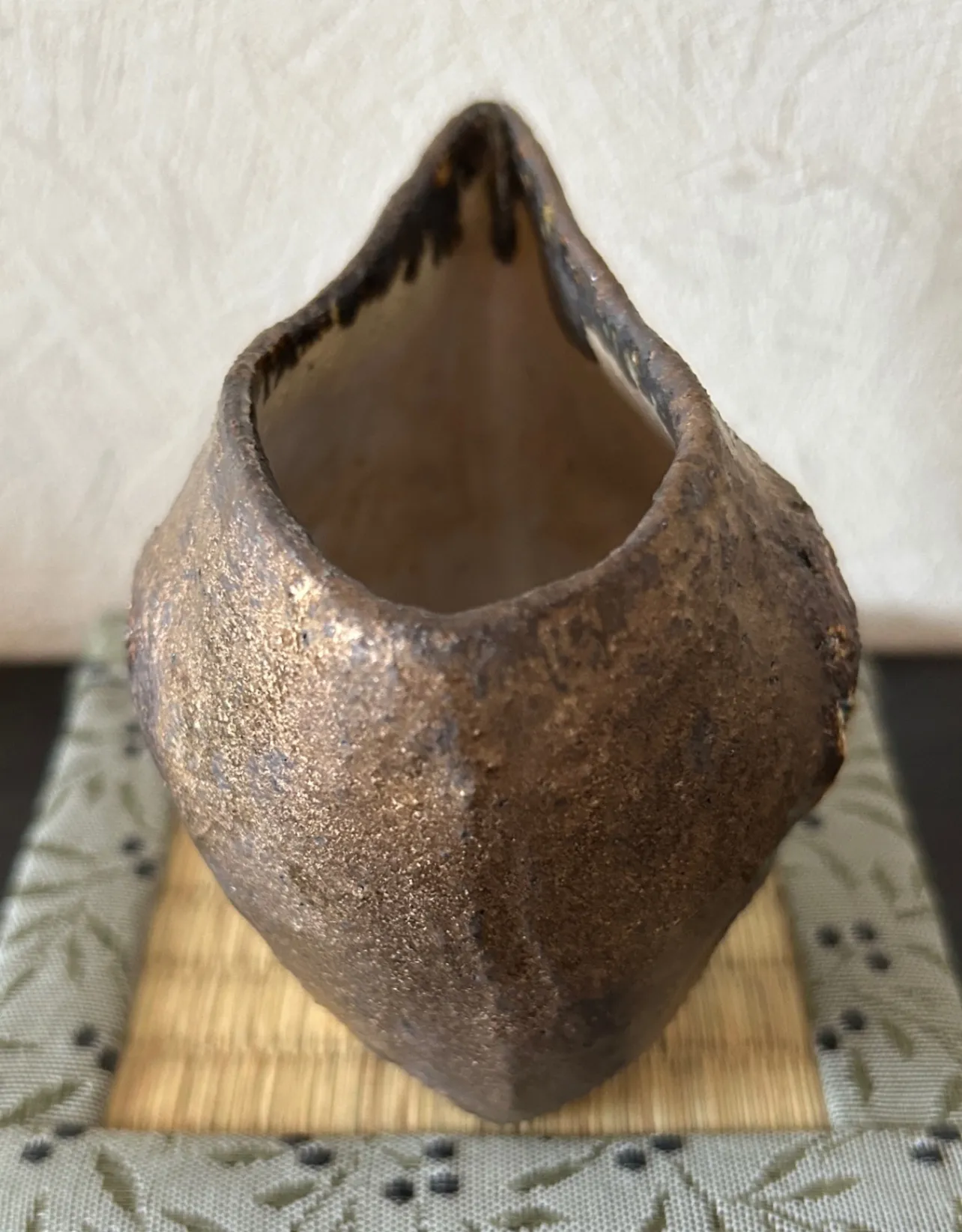 片口酒器＆ぐい呑み セット — 古代の宴を再現する一点物　受賞作家作品　陶器　器