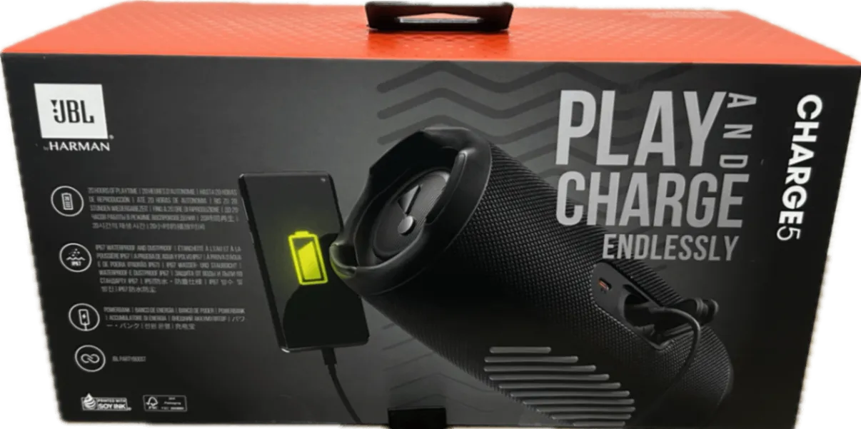 JBL CHARGE 5 ポータブルスピーカー 黒