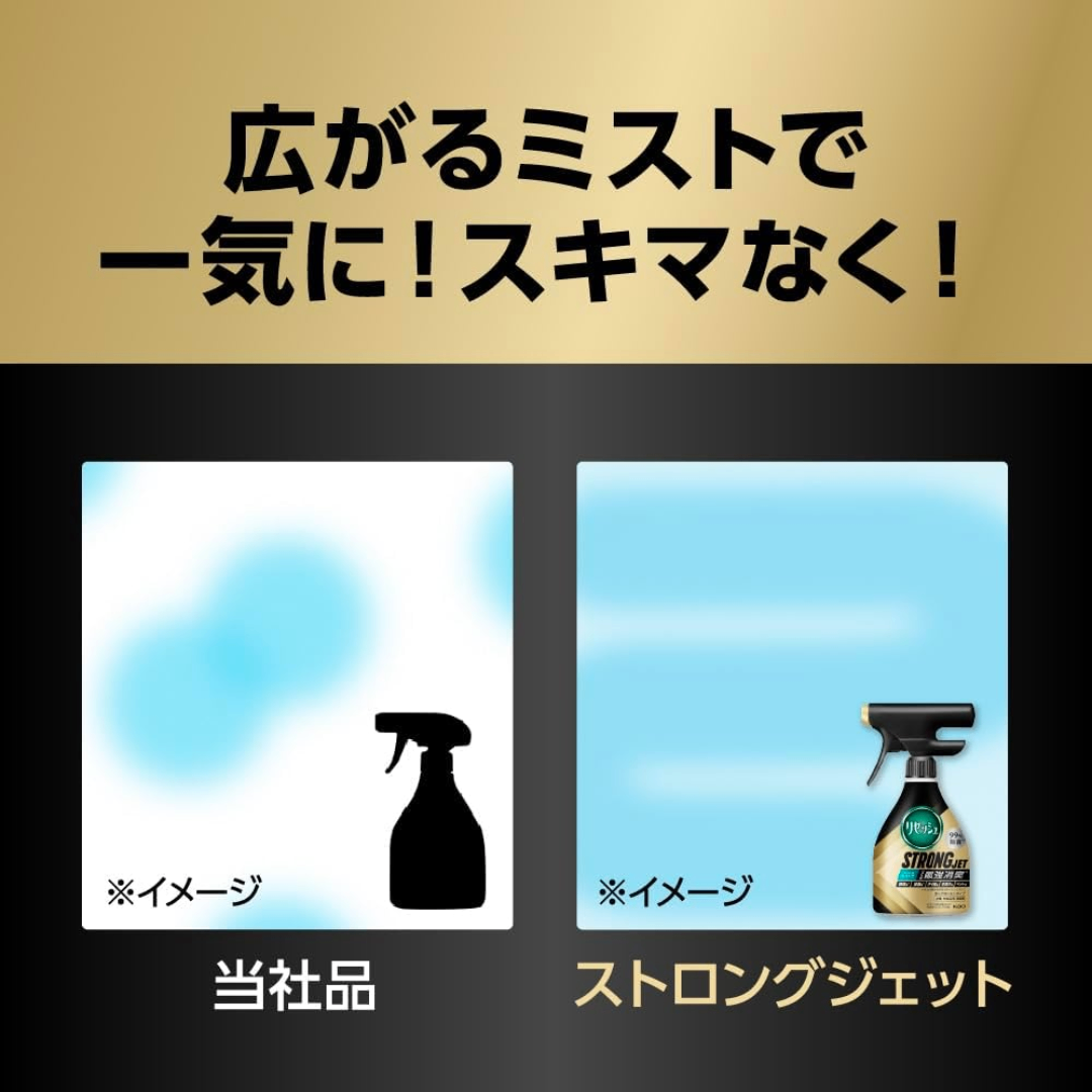 リセッシュ ストロングジェット 香りが残らないタイプ 本体 350ml ＋ 詰め替え1120ｍl