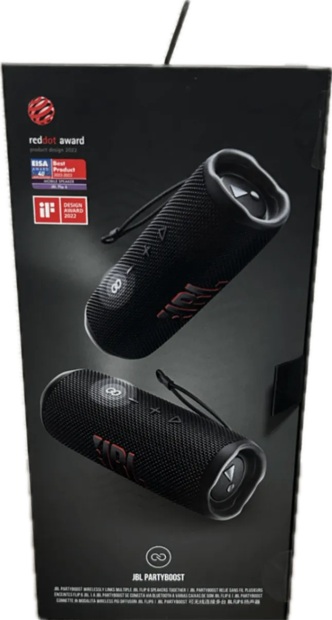 JBL FLIP6 Bluetoothスピーカー 防水IP67 ブラック