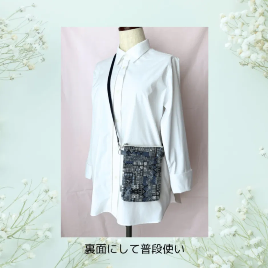 【名札ケース】リバティプリント「Tudor Belle」ビニールコーティング生地　オフ会のお供に♪