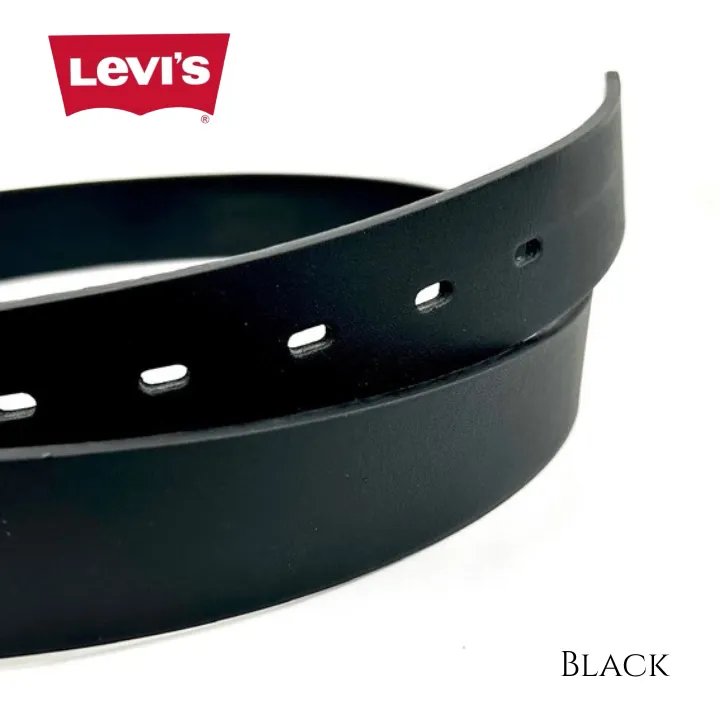 【Levi's】35mm 牛革スムースベルト 6020 ブラック・ダークブラウン