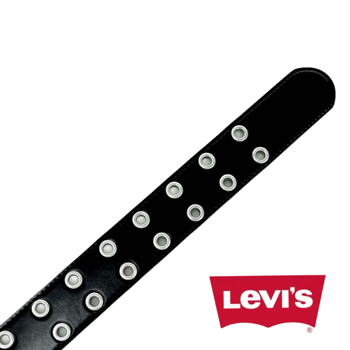 【Levi's】40mm ダブルピンベルト 6911 ブラック