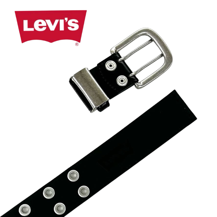 【Levi's】40mm ダブルピンベルト 6911 ブラック
