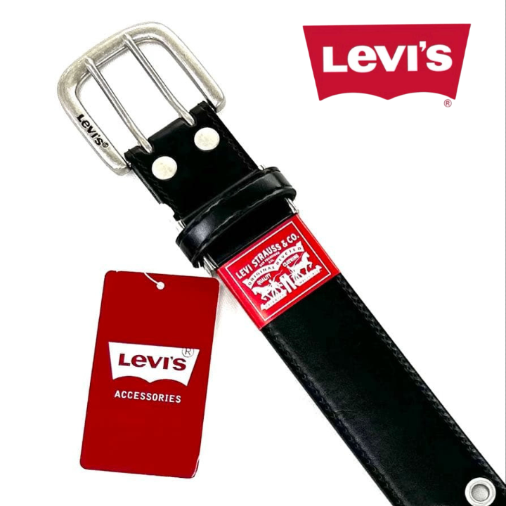 【Levi's】40mm ダブルピンベルト 6911 ブラック