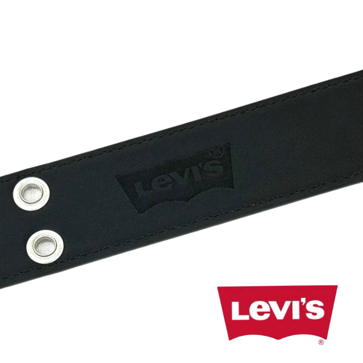 【Levi's】40mm ダブルピンベルト 6911 ブラック