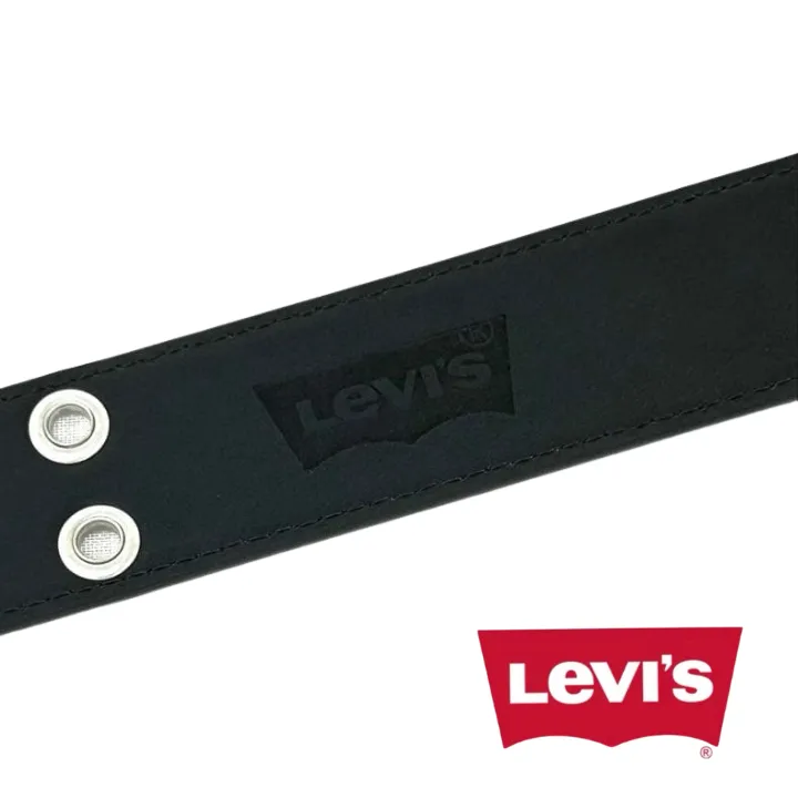 【Levi's】40mm ダブルピンベルト 6911 ブラック・ダークブラウン・レッド・ホワイト
