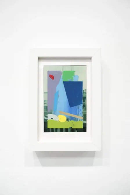 抽象絵画 原画｜L判の小さな額装作品 フィルム写真×アクリル「Transition 260716」