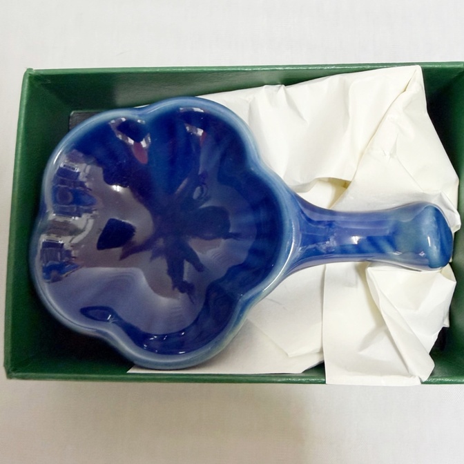 墨運堂　梅小鉢（藍）