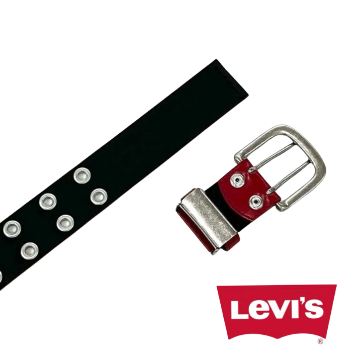 【Levi's】40mm ダブルピンベルト 6911 レッド